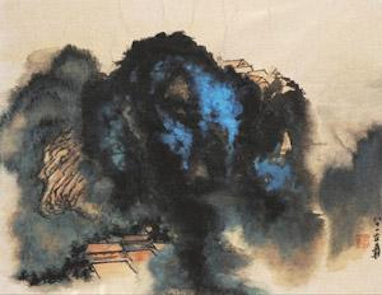 Splash-color by Zhang Daqian