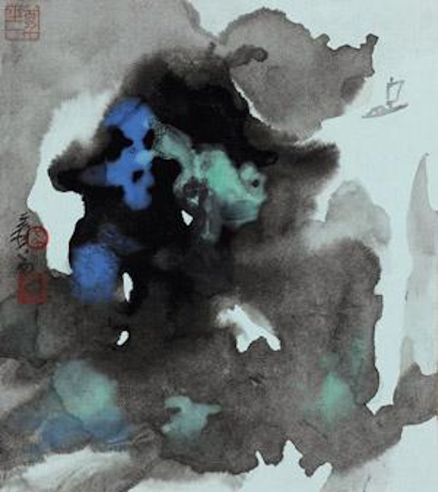 Splash-color Landscape by Zhang Daqian