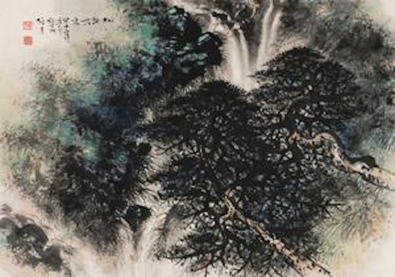Landscape by Li Xiongcai