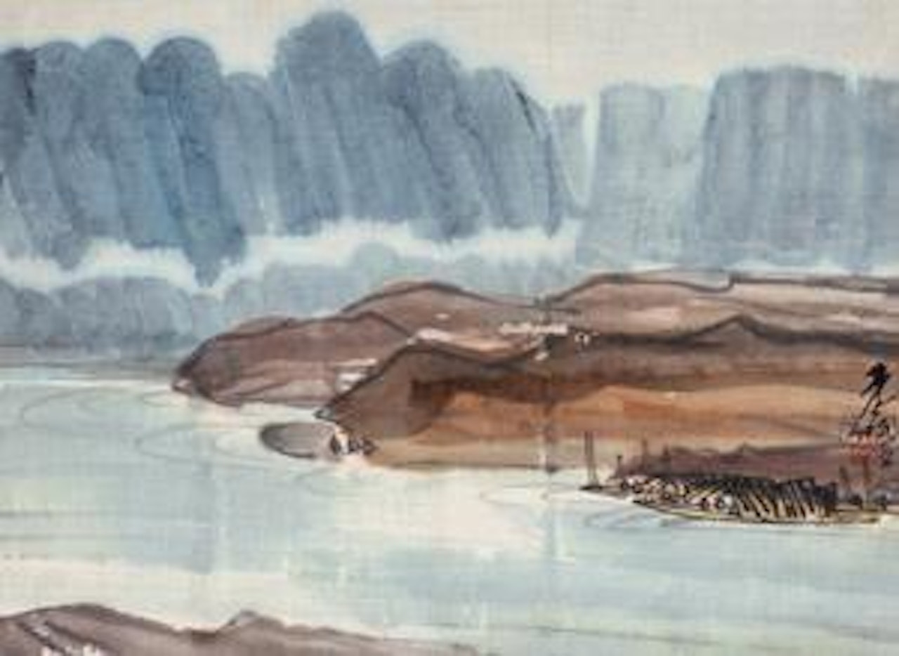 Landscape by Lin Fengmian