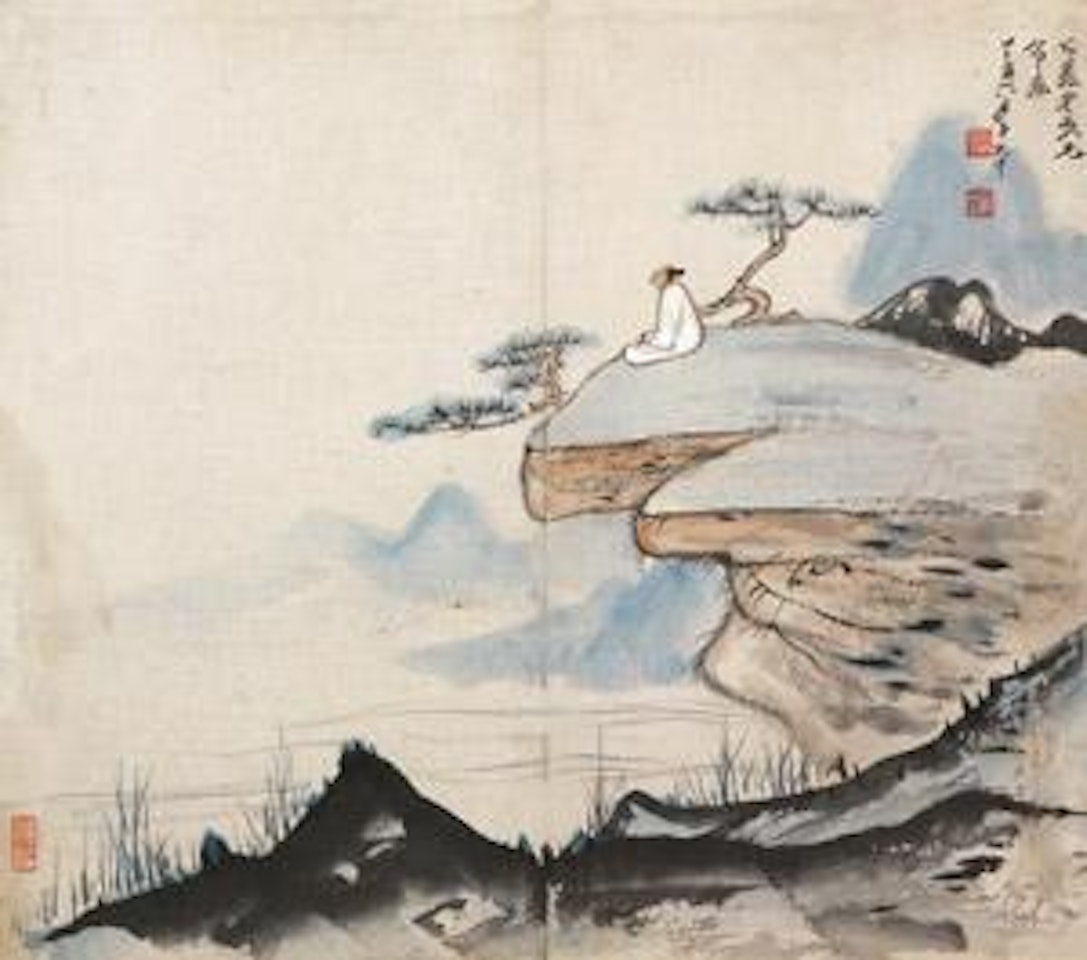 Scholar by Zhang Daqian