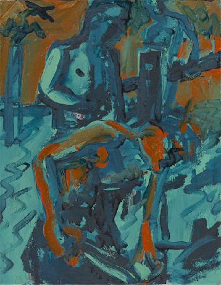 Isländische Strandarbeiter by Bernd Koberling