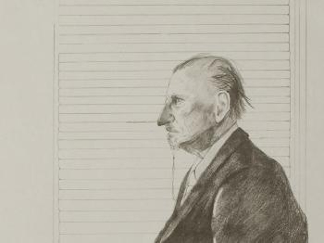 Portrait Felix H. Man by David Hockney