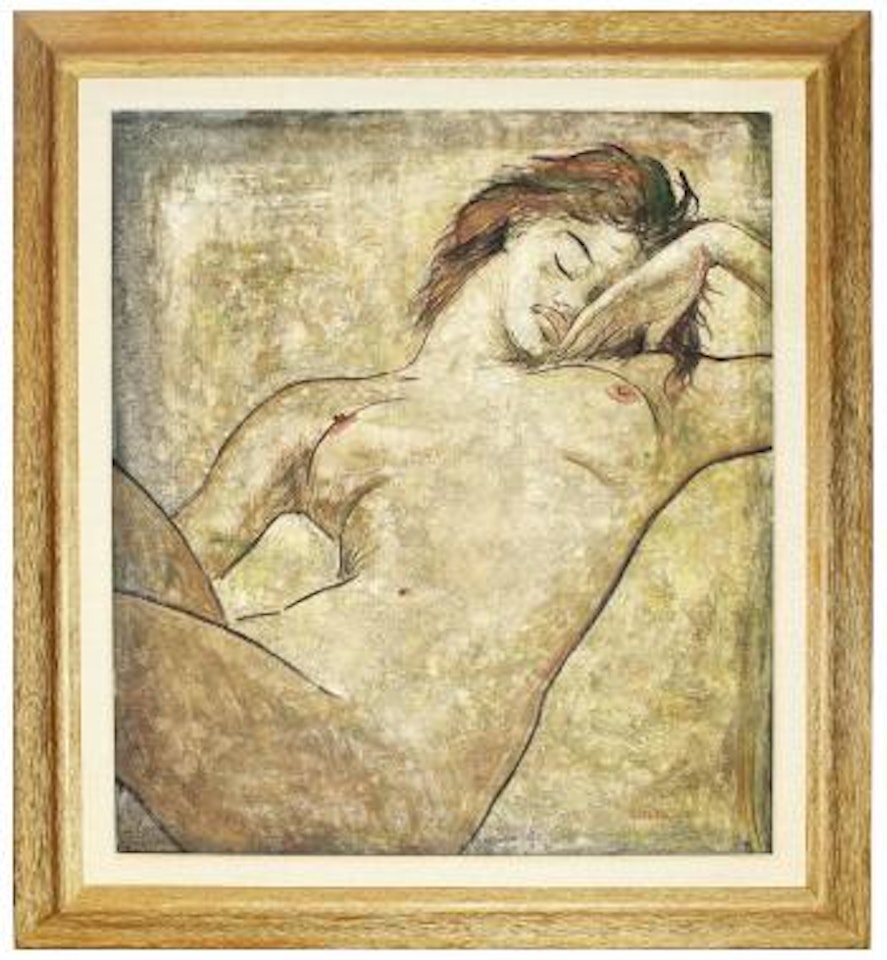 Untitled (woman in repose) by Angel Botello