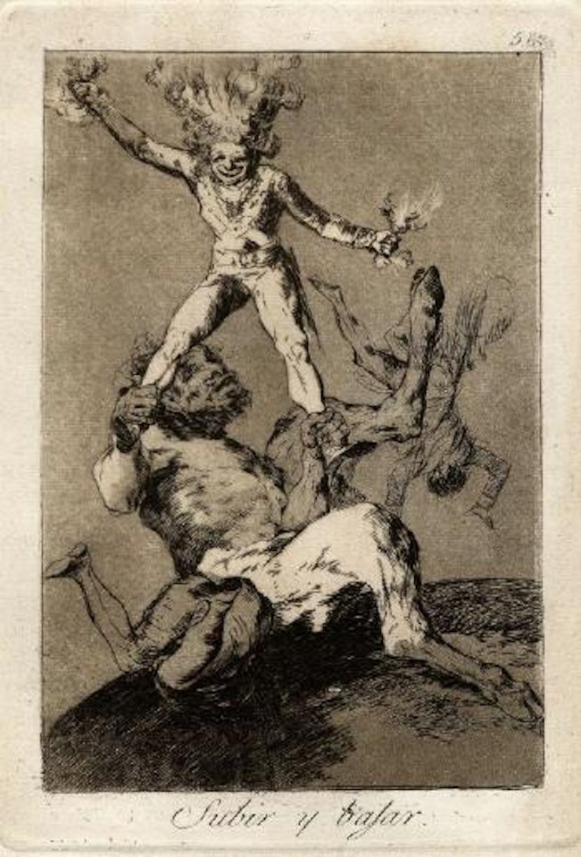 Subir y bajar by Francisco José de Goya