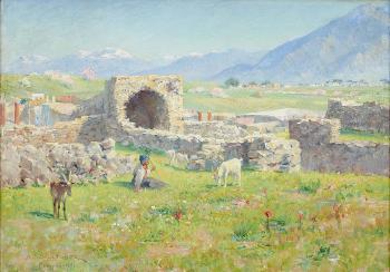 Spring in Pompei by Anshelm Schultzberg
