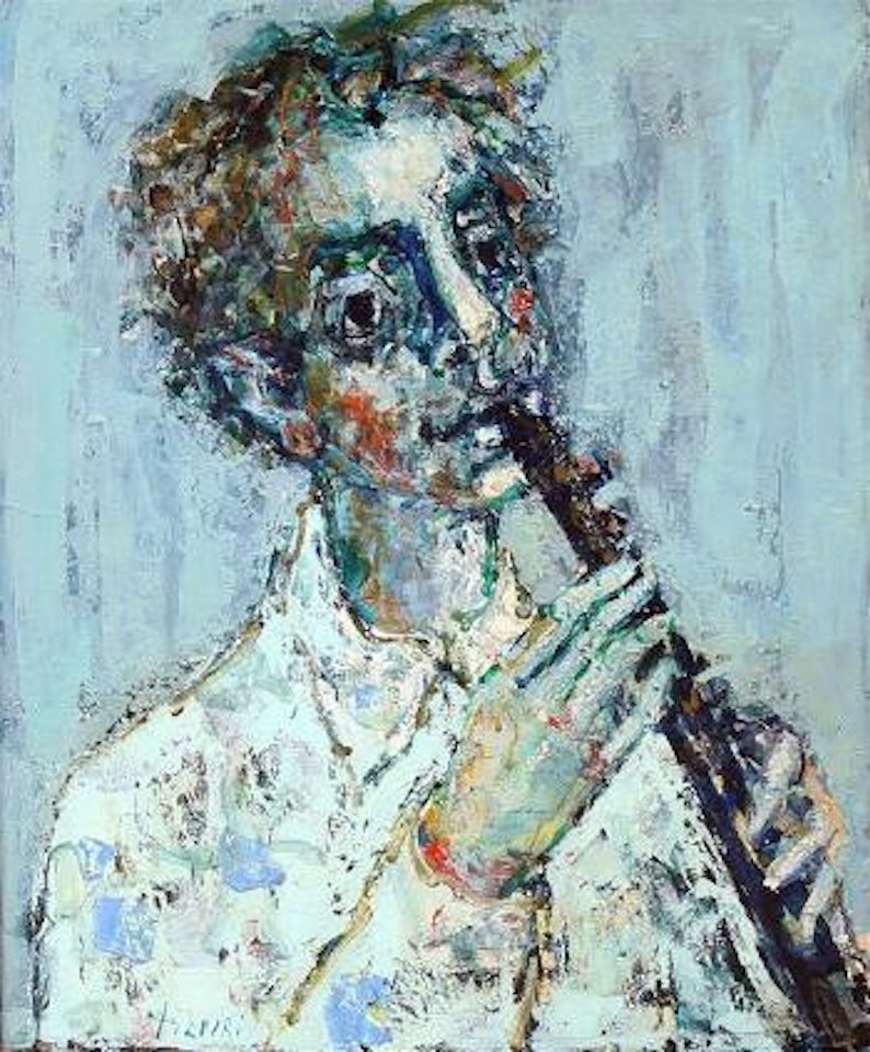 Clarinet player by Paul Aizpiri