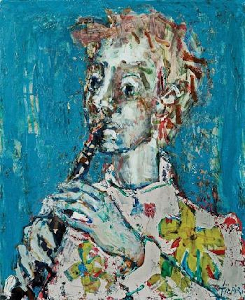 Clarinet player by Paul Aizpiri