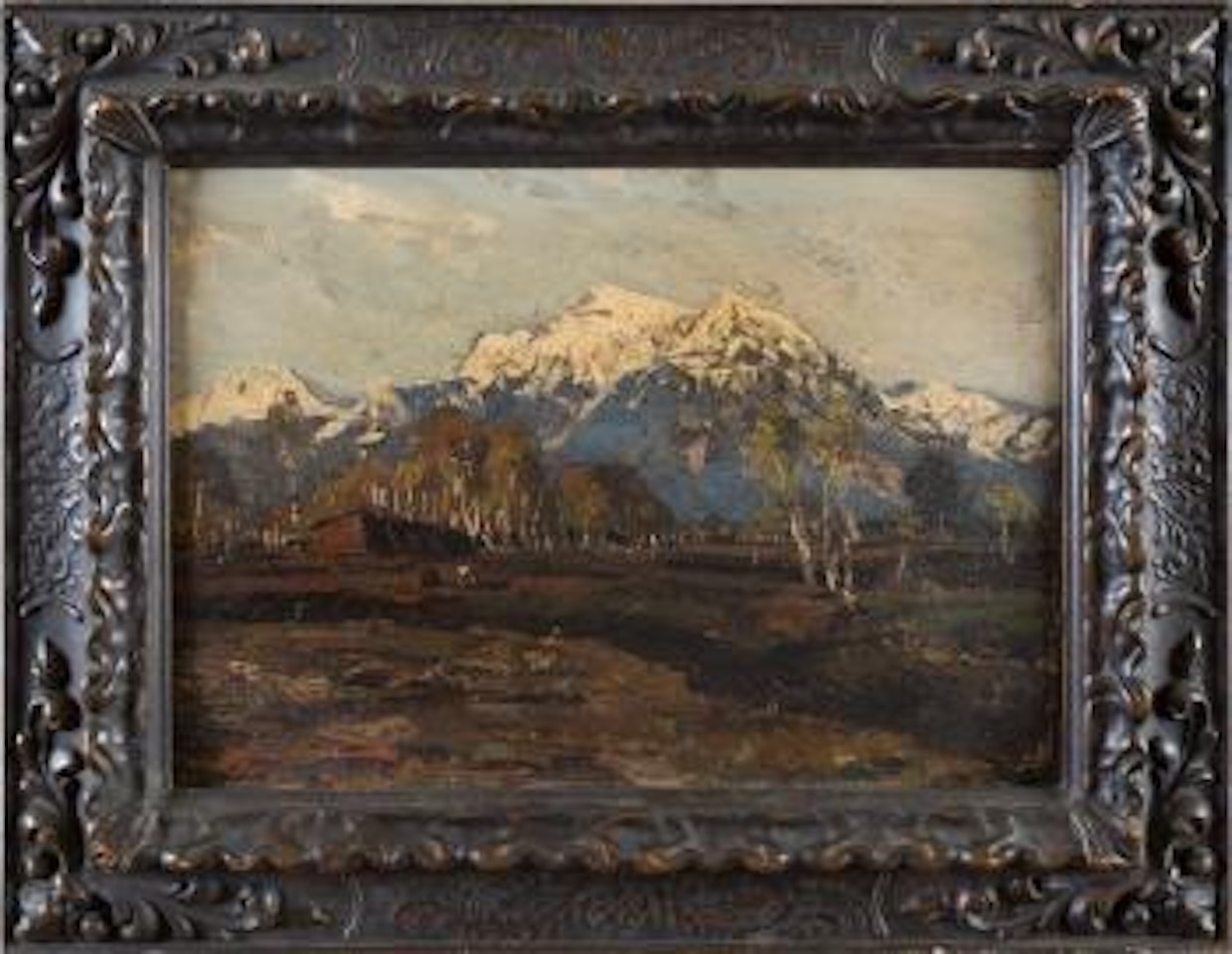 Paysage de montagne by Alexander W. Makowski