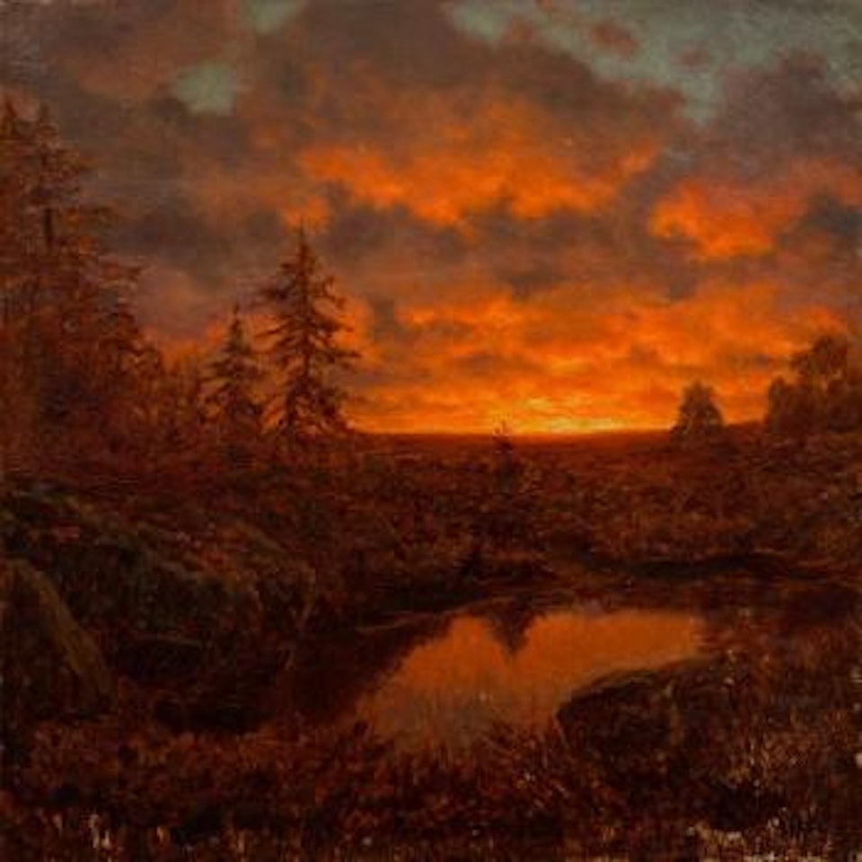 Soleil couchant champêtre by Ivan Fedorovich Choultse