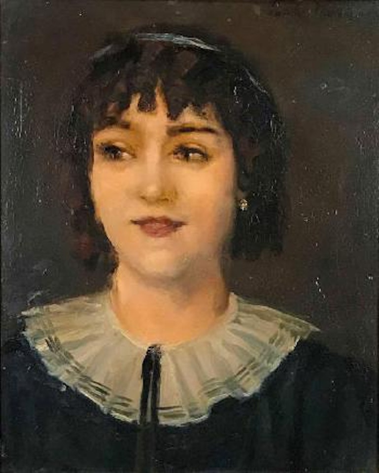 Portrait de jeune femme by Emile Bernard