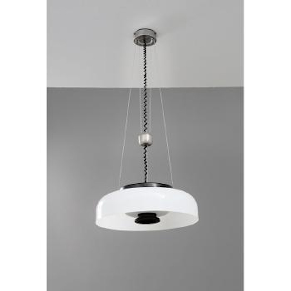 Lampadario ad altezza variabile mod 2121 by Gino Sarfatti