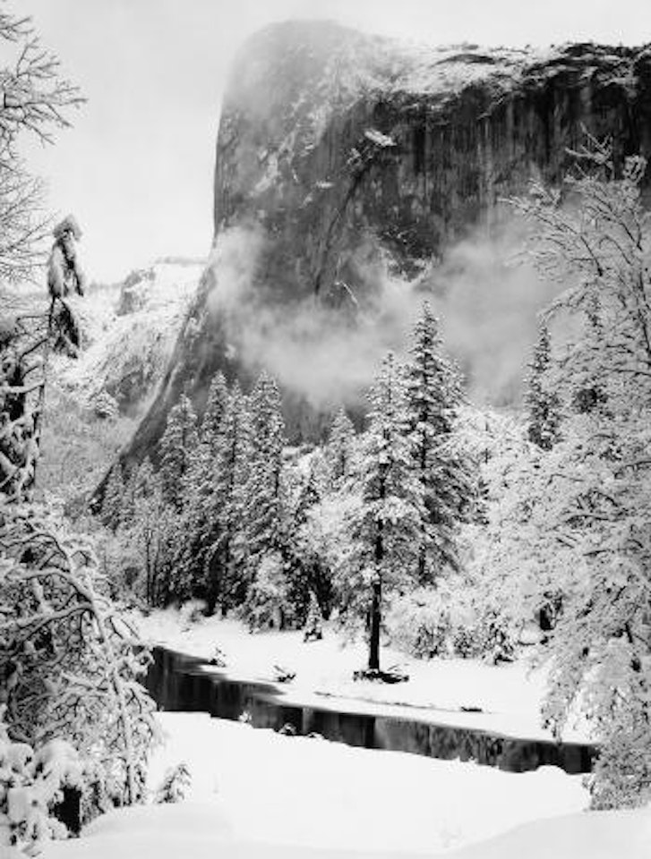 El Capitan, Winter by Ansel Adams