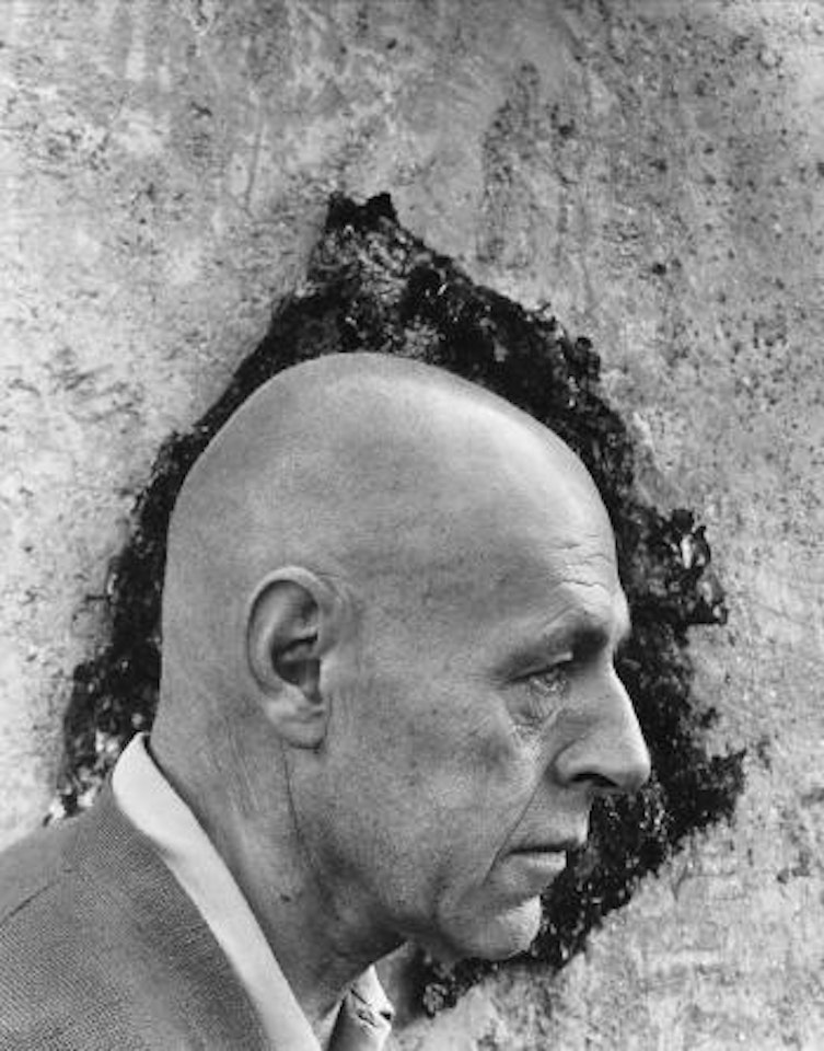 Jean Dubuffet, Vence, France by Arnold Newman