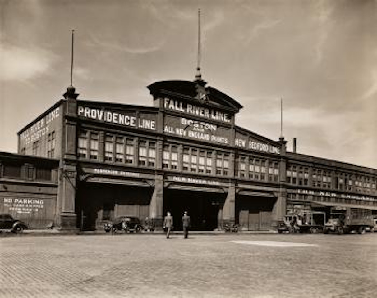 Pier 14, North River: From First and Fulton Street by Berenice Abbott