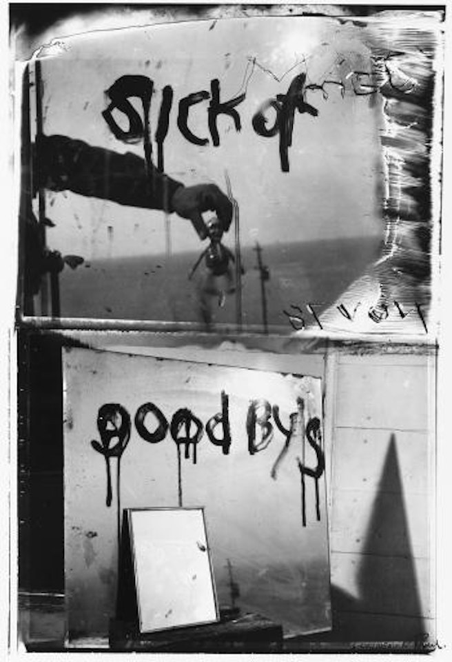Sick of Goodby's, Mabou by Robert Frank