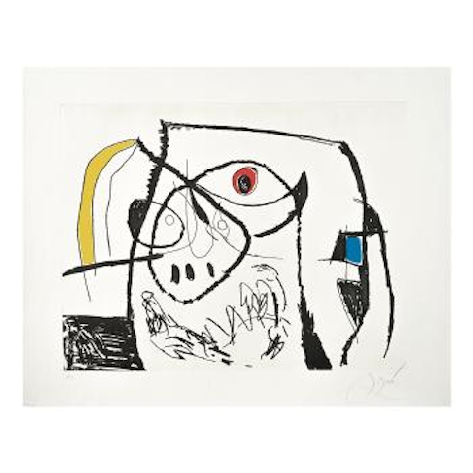 Variación V de la serie Mallorca by Joan Miró