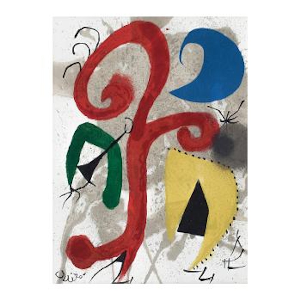 Garden under the light of the moon by Joan Miró