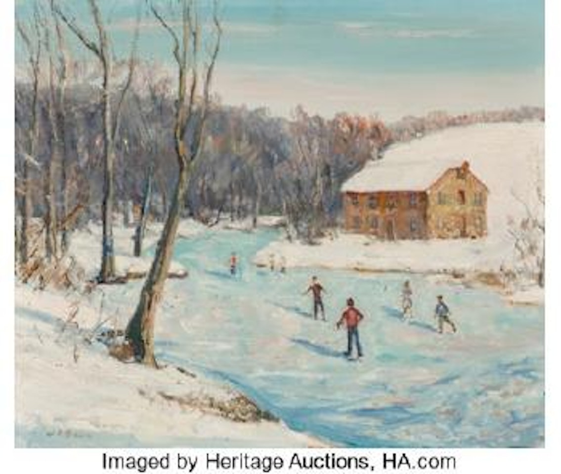 Skating by Walter Emerson Baum