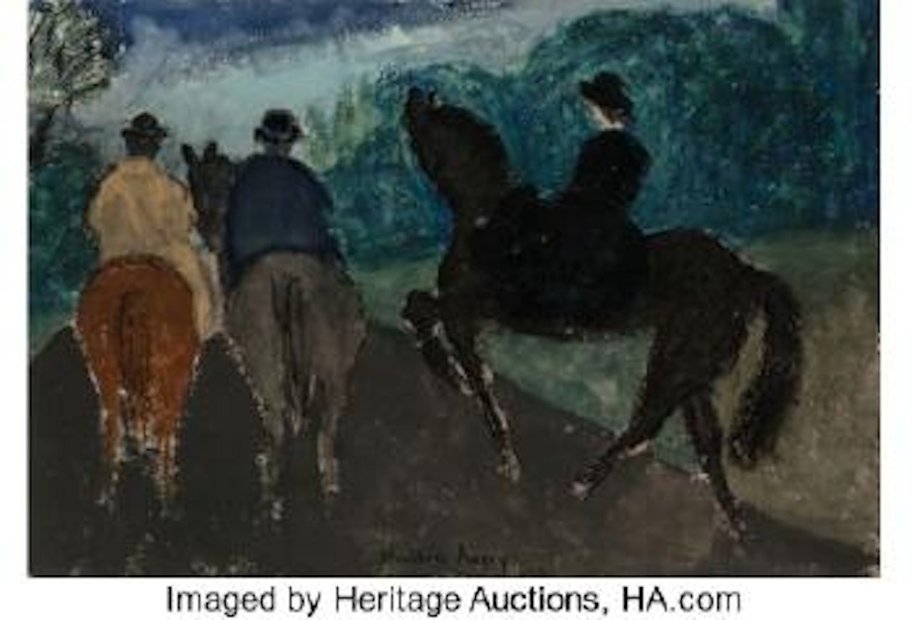 Bridle Path - Central Park West at 67th Street by Milton Avery