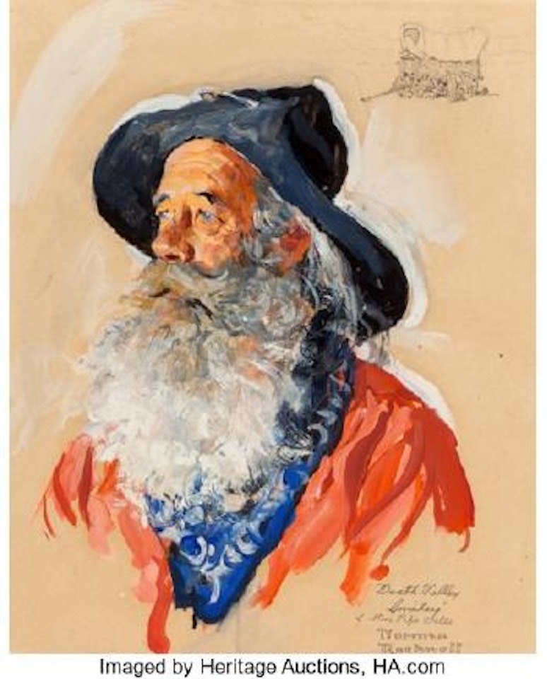 Death Valley, Smiley of Stovepipe Wells by Norman Rockwell