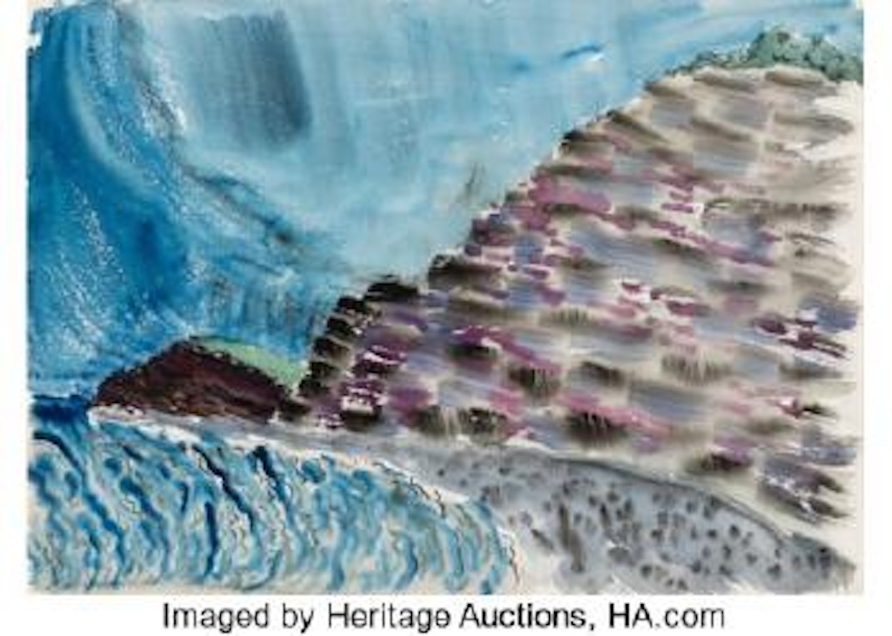 Rippled Rock and Rippled Sea by Milton Avery