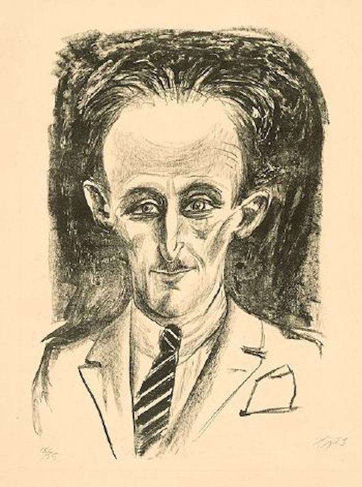 Porträt Angermayer by Otto Dix