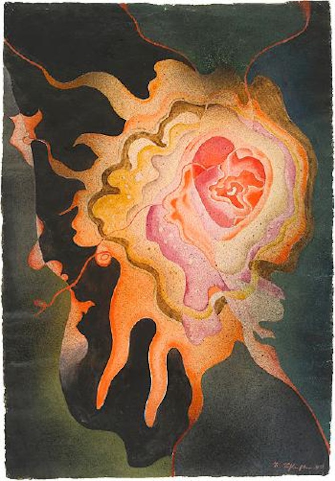 Flammendes Herz by Rudolf Schlichter