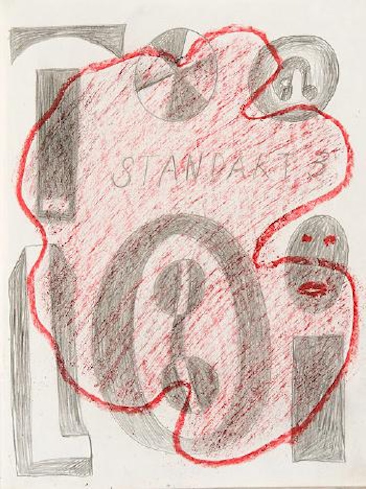 1. Weltkrieg / der Weg zur Abstraktion / die heidnische Landschaft by A.R. Penck