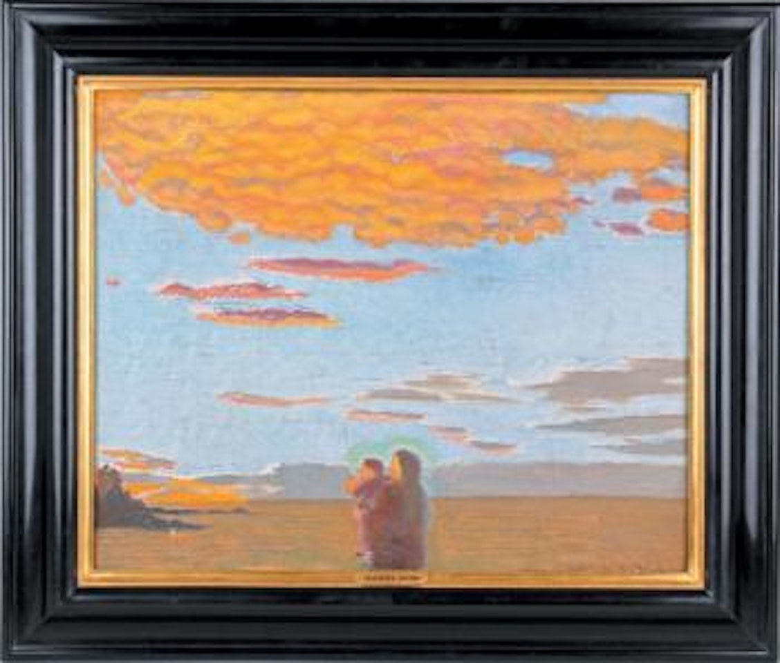 Madone au soleil couchant, devant la mer by Maurice Denis