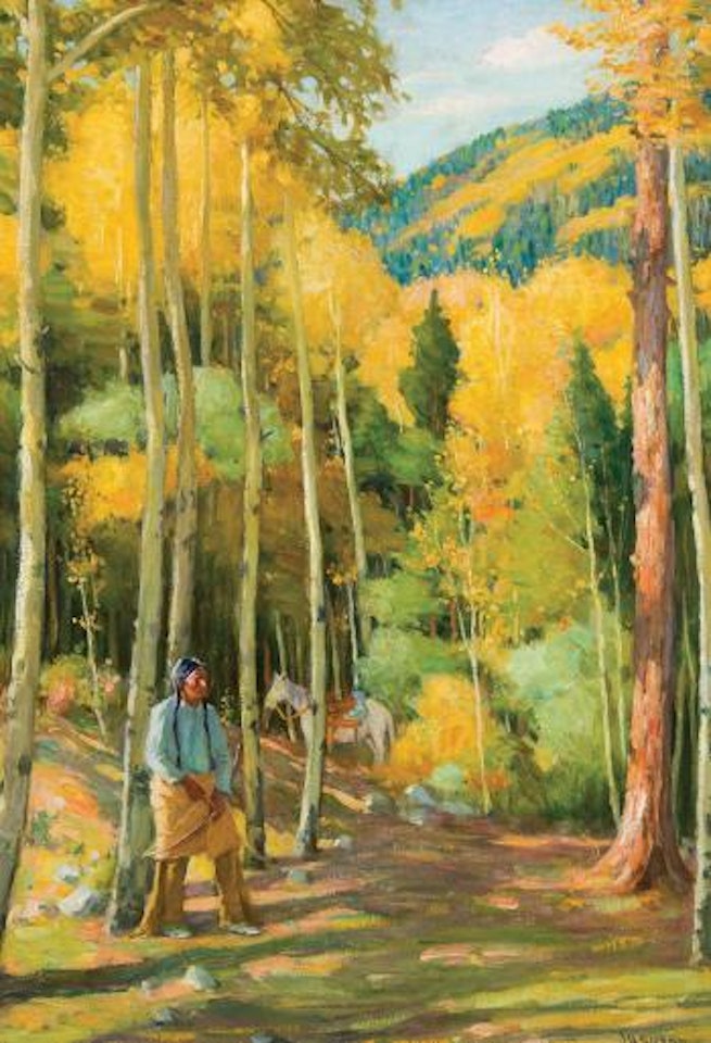 The Old Arrow Tree by Joseph Henry Sharp