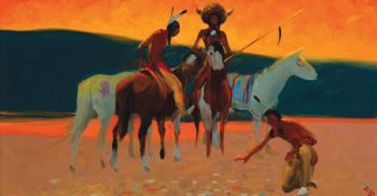 Pony Tracks by Gerard Curtis Delano