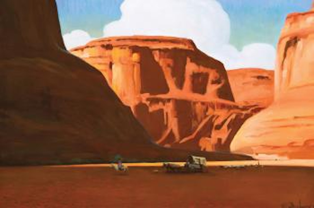 Canyon Exodus by Gerard Curtis Delano