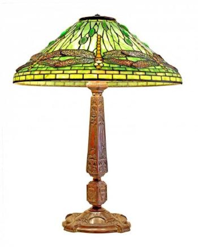 A jeweled dragonfly by Tiffany Studios