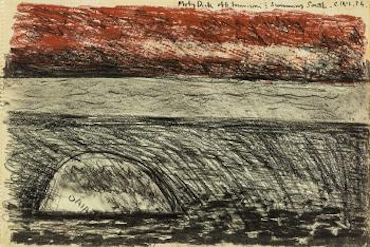 Moby dick off muriwai: Swimming south by Colin Mccahon