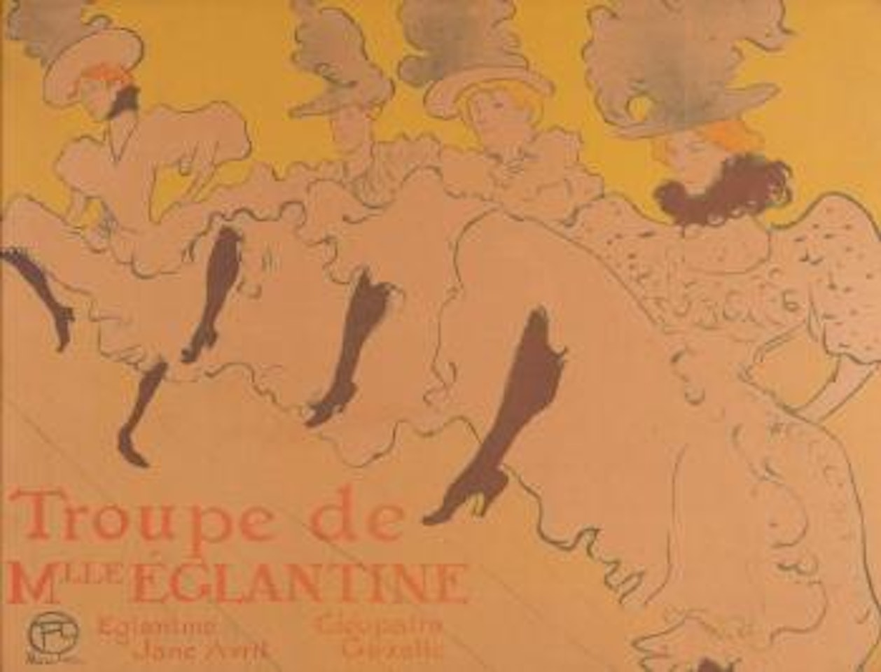 La Troupe de Mademoiselle Églantine by Henri de Toulouse-Lautrec