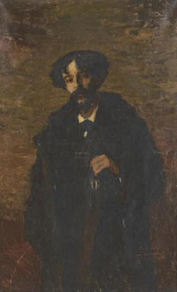 Portrait présumé d'Alphonse Daudet en pied by Jean Gabriel Domergue