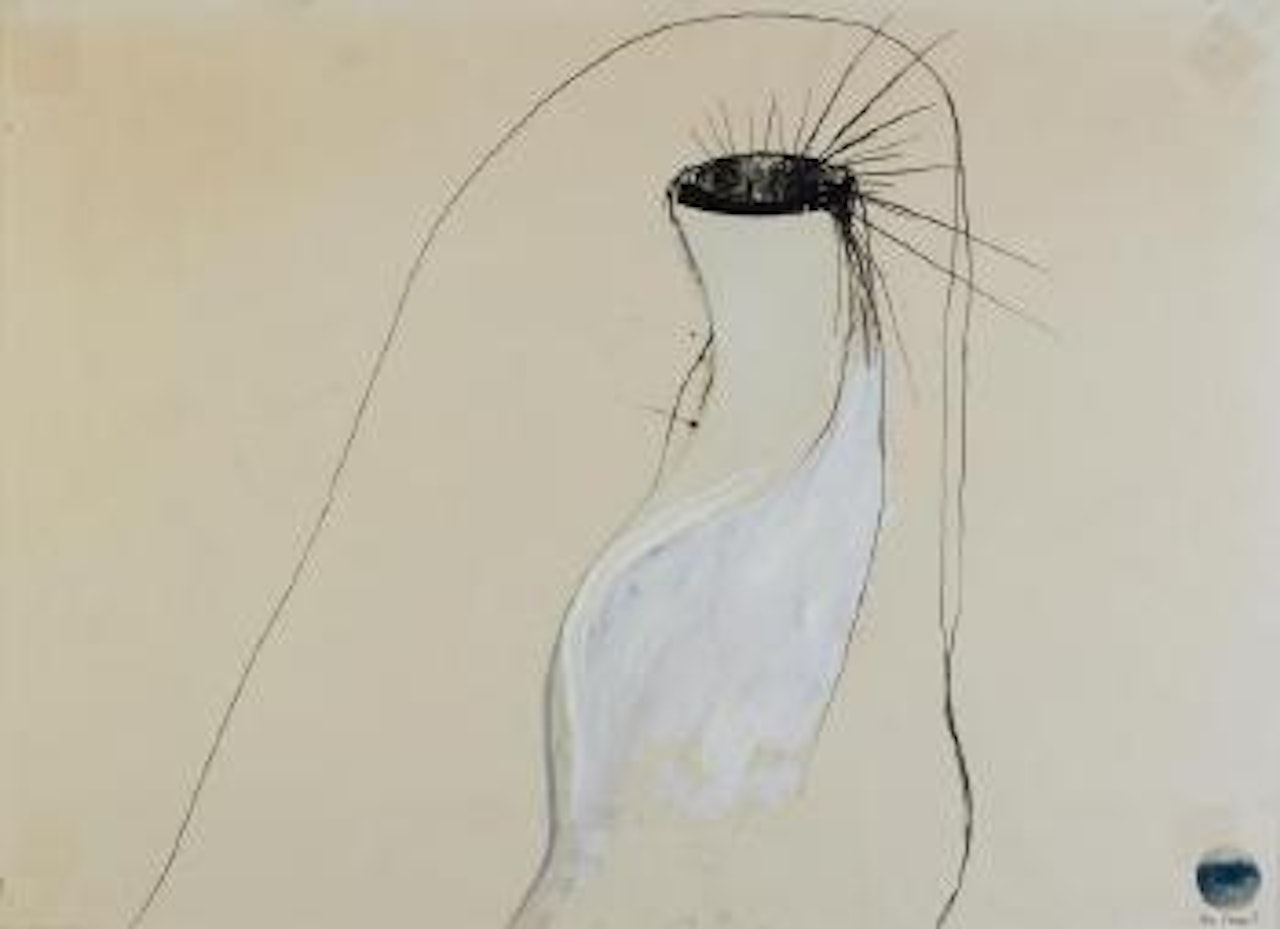 Untitled (from the Tangier Postcard series) by Brett Whiteley