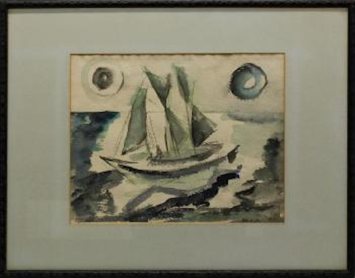 Sailing by John Marin