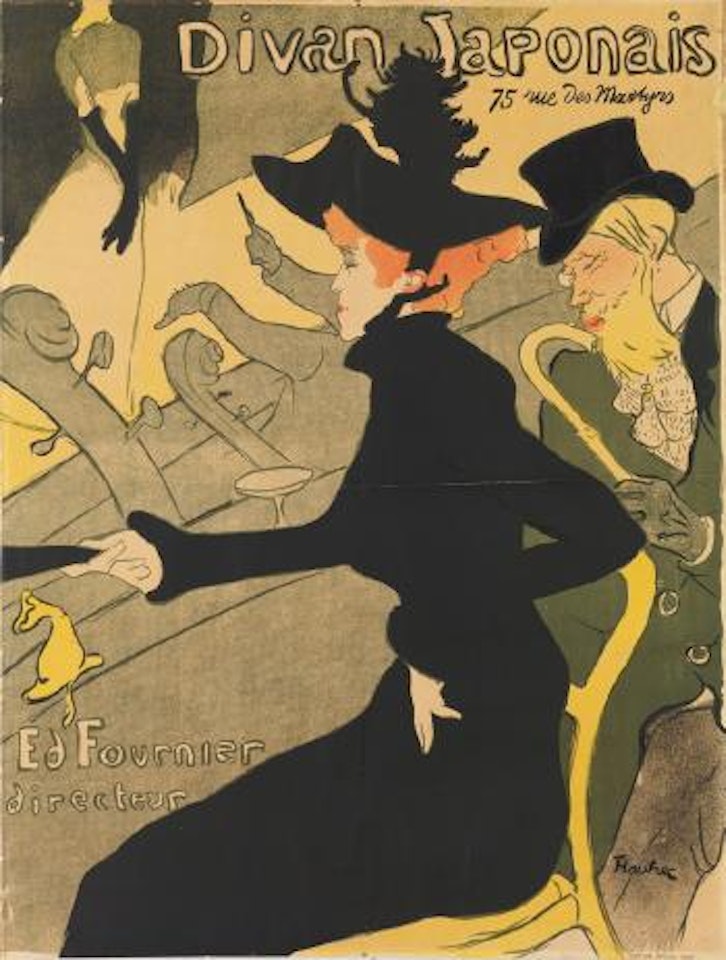 Divan Japonais. 1893 by Henri de Toulouse-Lautrec