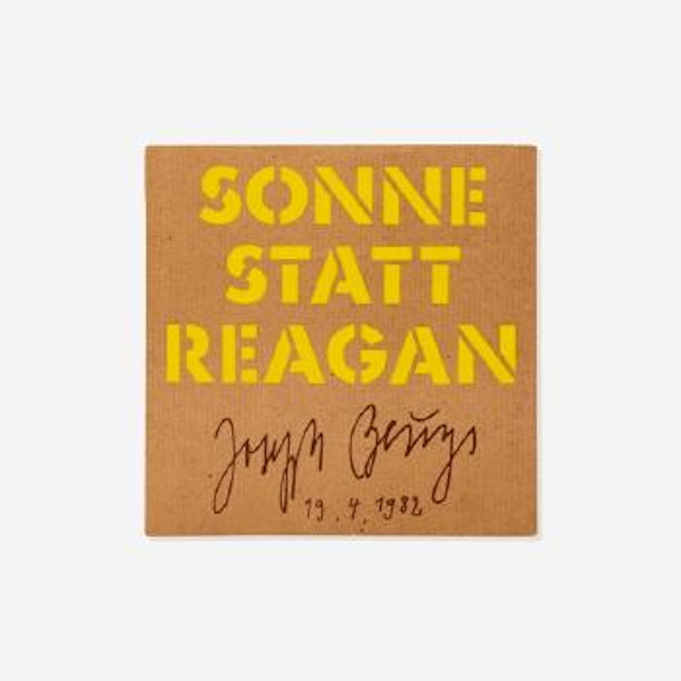 Sonne Statt Reagan by Joseph Beuys