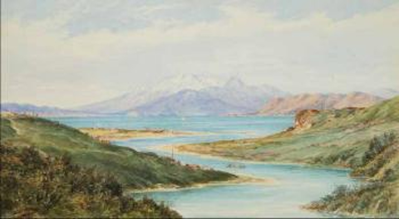 Lake Taupo by Charles Decimus Barraud