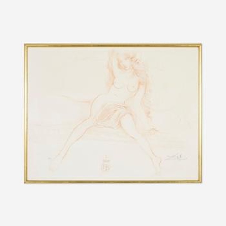 Nu au Sopha from the Nude series by Salvador Dali