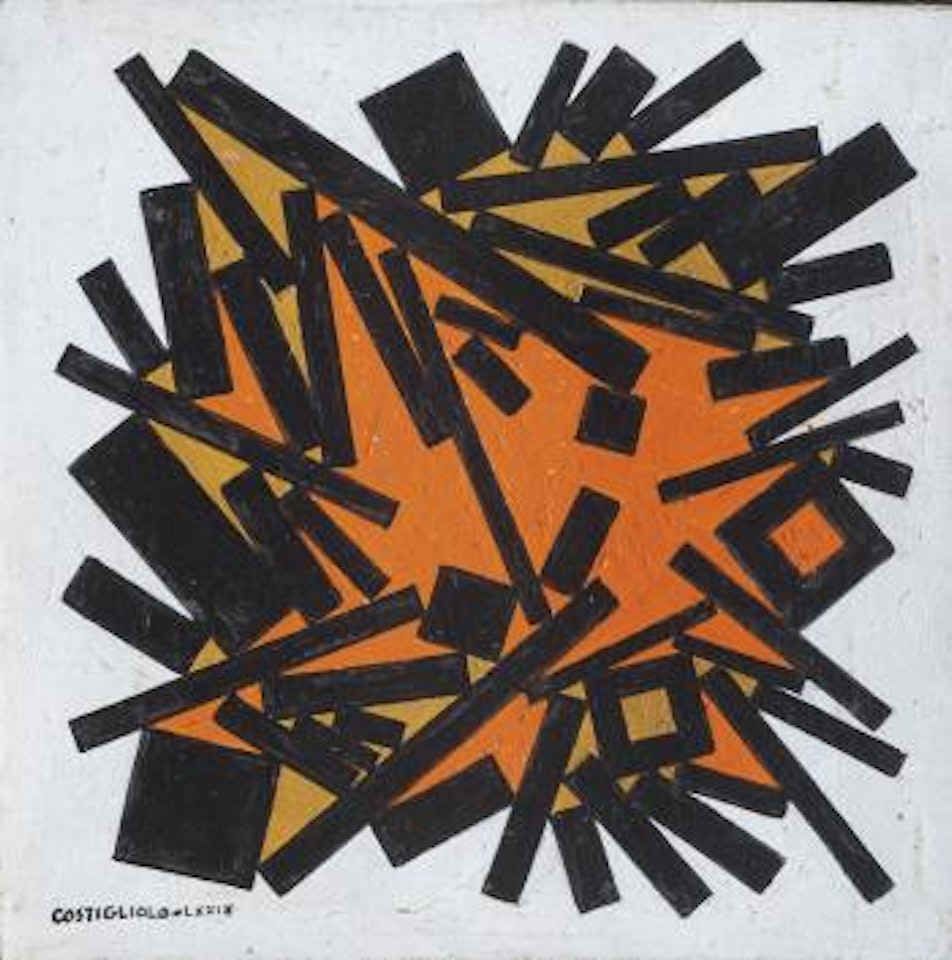 Rectangulos con fondo naranja by José Pedro Costigliolo