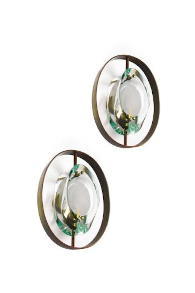 Coppia di appliques mod. 2240 by Max Ingrand