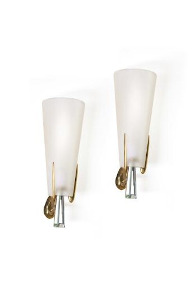 Coppia di appliques by Max Ingrand