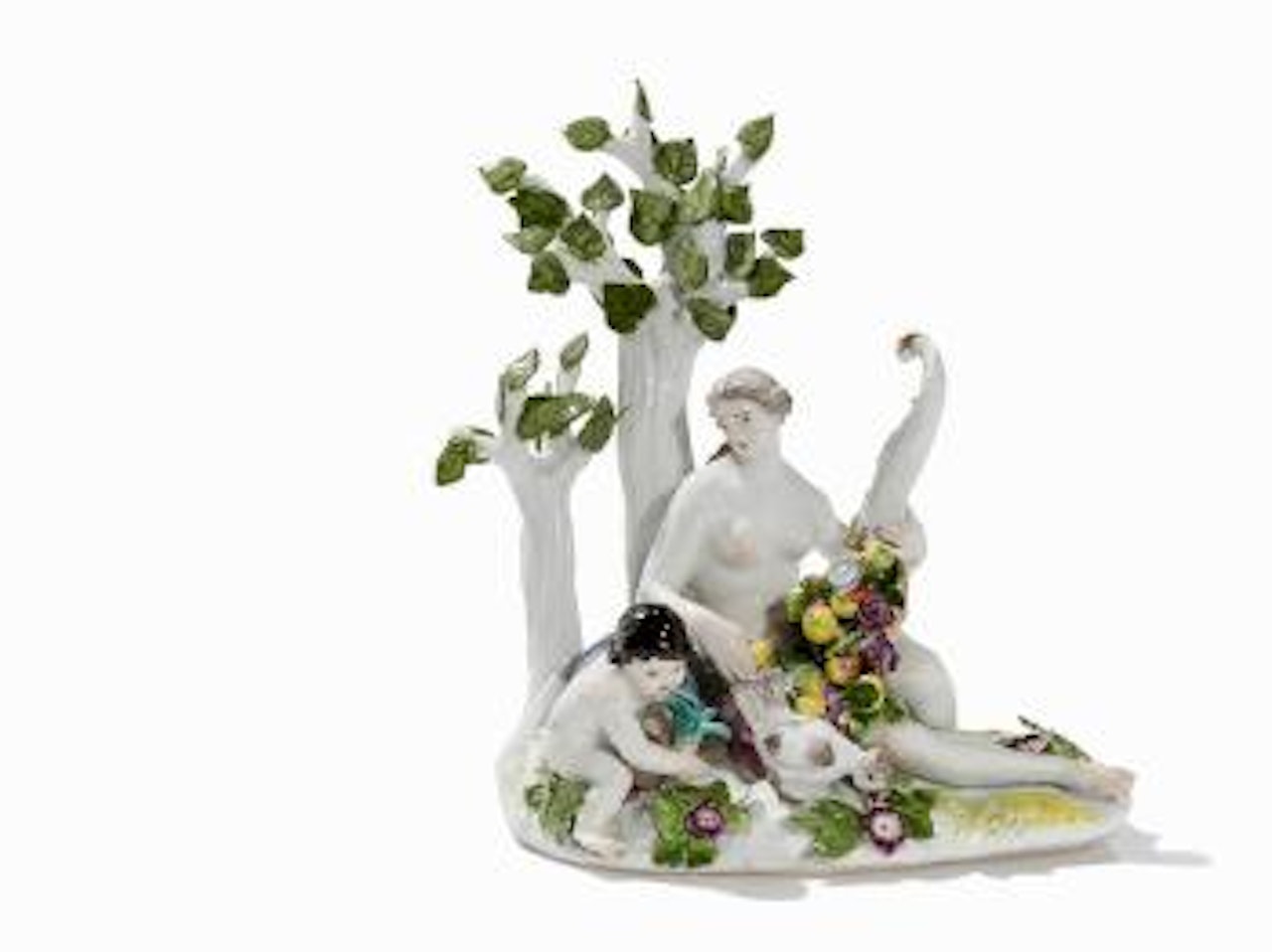 Rare Allergoric Figure Group 'Earth' by Johann Joachim Kändler