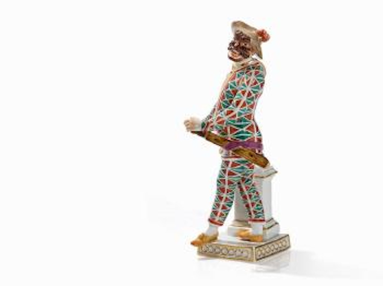 Harlequin from the Commedia Dell‘arte by Johann Joachim Kändler