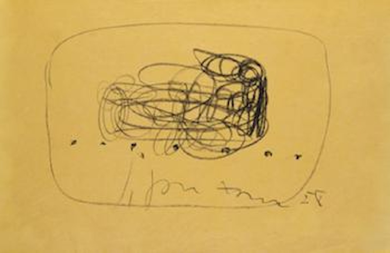 Concetto spaziale by Lucio Fontana