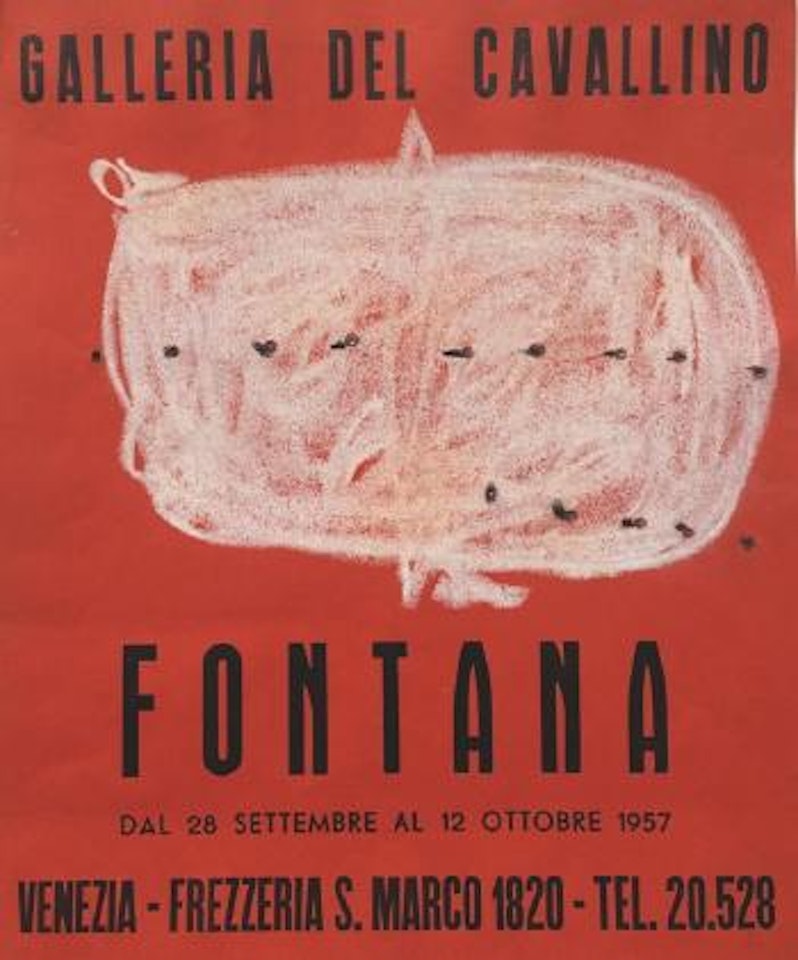 Concetto spaziale by Lucio Fontana